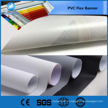 Торговля обеспечение 440gsm 13 унций 250*250Д 36*36 двойной стороной для печати баннерная ткань Знамени гибкого трубопровода PVC для рекламировать